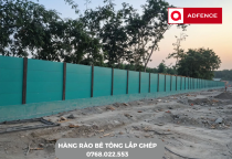 Hàng rào bê tông lắp ghép Bình Dương – Thi công nhanh, đẹp, bền bỉ theo thời gian