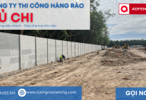 Công ty thi công Hàng rào bê tông lắp ghép Củ Chi – TP.HCM | ADFENCE
