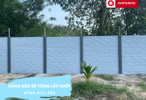 Hàng Rào Bê Tông Lắp Ghép - Giải Pháp Bền Vững & Hiện Đại