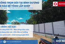 Công ty thi công hàng rào bê tông lắp ghép Bình Dương | ADFENCE – Đối tác tin cậy