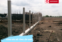 Hàng rào bê tông lắp ghép Vũng Tàu – Chống muối hóa, dựng rào siêu nhanh chỉ từ 7 ngày!