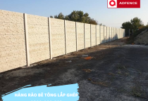 Hàng rào bê tông lắp ghép Bến Cát – Lắp nhanh, rào đẹp, bền vững cùng khu công nghiệp