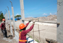 Hướng dẫn thi công hàng rào bê tông lắp ghép 