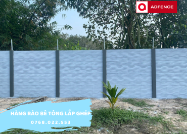 Hàng Rào Bê Tông Lắp Ghép - Giải Pháp Bền Vững & Hiện Đại
