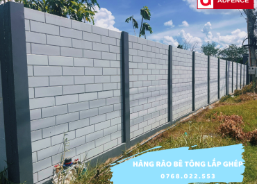 Những Lưu Ý Quan Trọng Khi Thi Công Hàng Rào Bê Tông Lắp Ghép