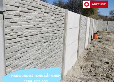 🏗 TƯỜNG RÀO BÊ TÔNG – GIẢI PHÁP AN TOÀN & BỀN VỮNG