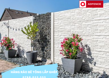 🏗️ Những Mẫu Hàng Rào Bê Tông Đẹp Cho Nhà Ở & Biệt Thự