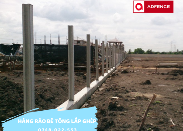 Cách Thi Công Hàng Rào Bê Tông Đúc Sẵn – Quy Trình Chuẩn & Hiệu Quả