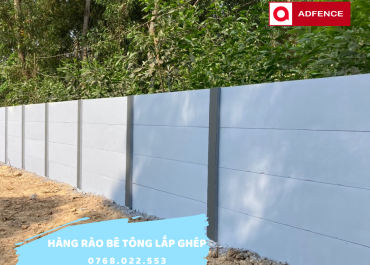 Ưu Điểm Của Tường Rào Bê Tông Đúc Sẵn – Tiết Kiệm, Bền Vững, Lắp Đặt Nhanh