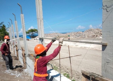 Hướng dẫn thi công hàng rào bê tông lắp ghép 