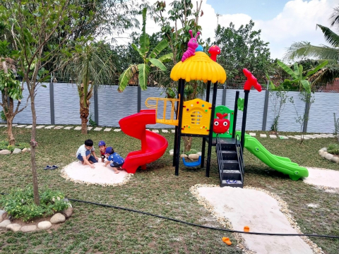 TƯỜNG RÀO 3D VÂN SÓNG - BIỆT THỰ TRẢNG BÀNG